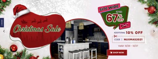 Christmas Sales  Shopping Kitchen & Bathroom Cabin